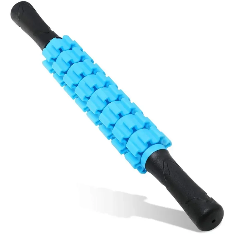 Foam Roller Trigger Point - 9 Wheel Muscle Roller Stick Full