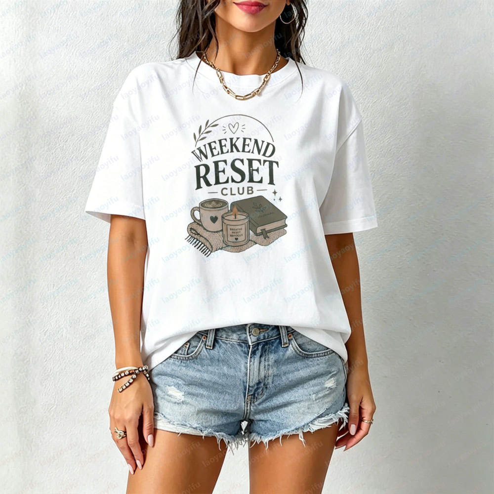 Weekend Reset Club T-Shirt Sel - Health Wellness Mental Health recensie en prijs