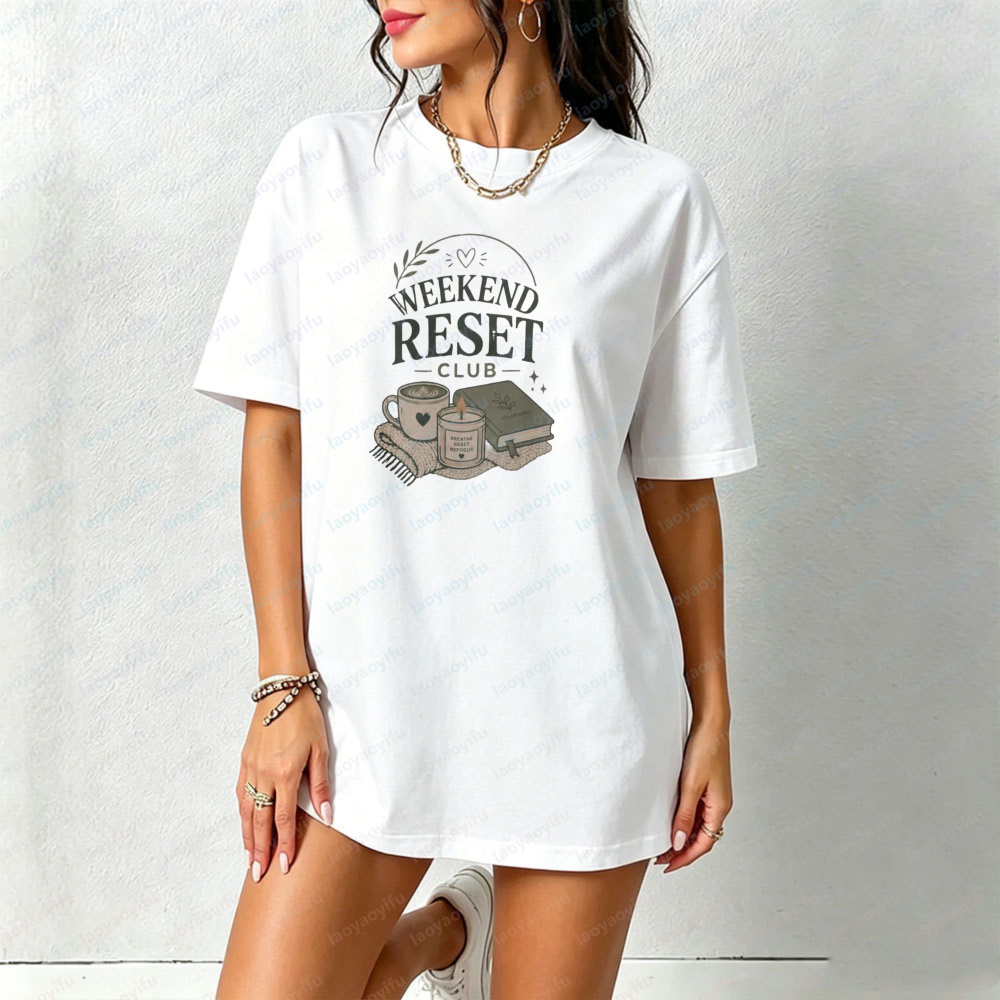 Weekend Reset Club T-Shirt Sel - Health Wellness Mental Health recensie en prijs