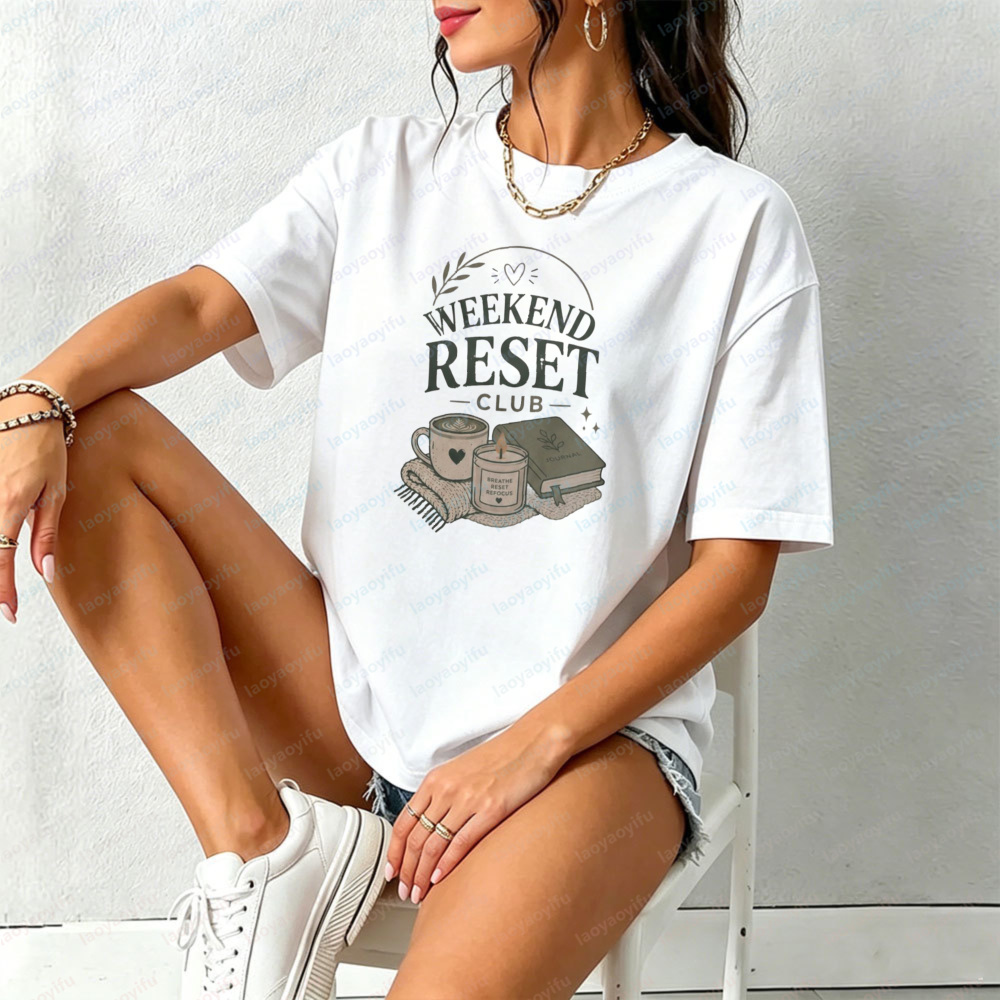 Weekend Reset Club T-Shirt Sel - Health Wellness Mental Health recensie en prijs