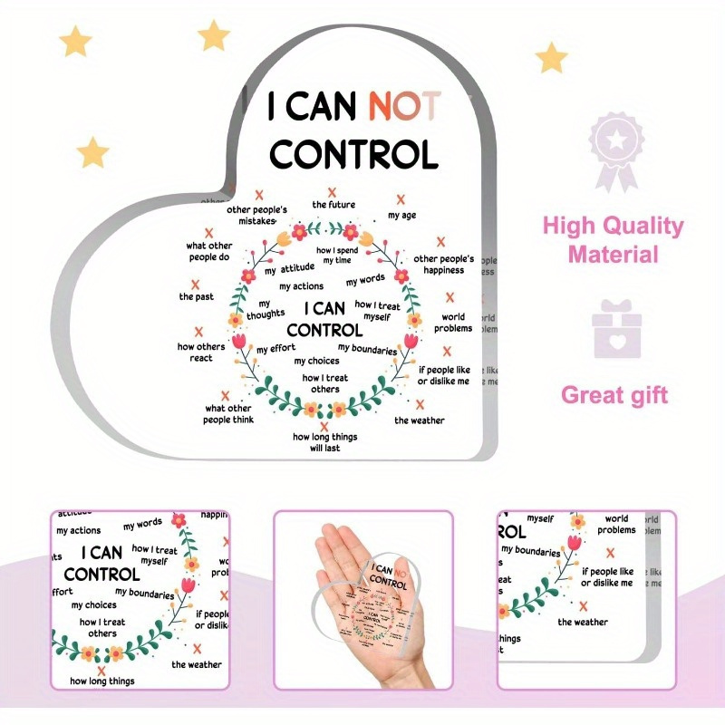 Anxiety Relief Acrylic Sign, M - Therapy Health And Wellness recensie en prijs