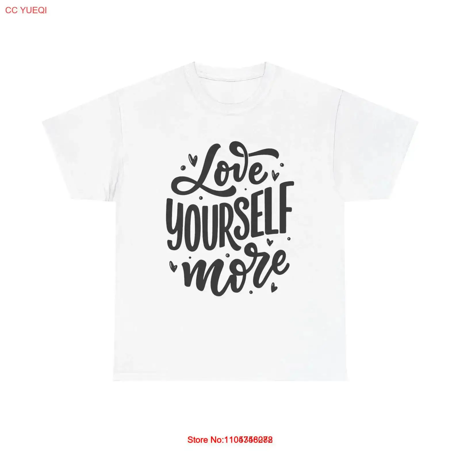 Love Yourself More T Shirt sel - Health Wellness Mental Health recensie en prijs