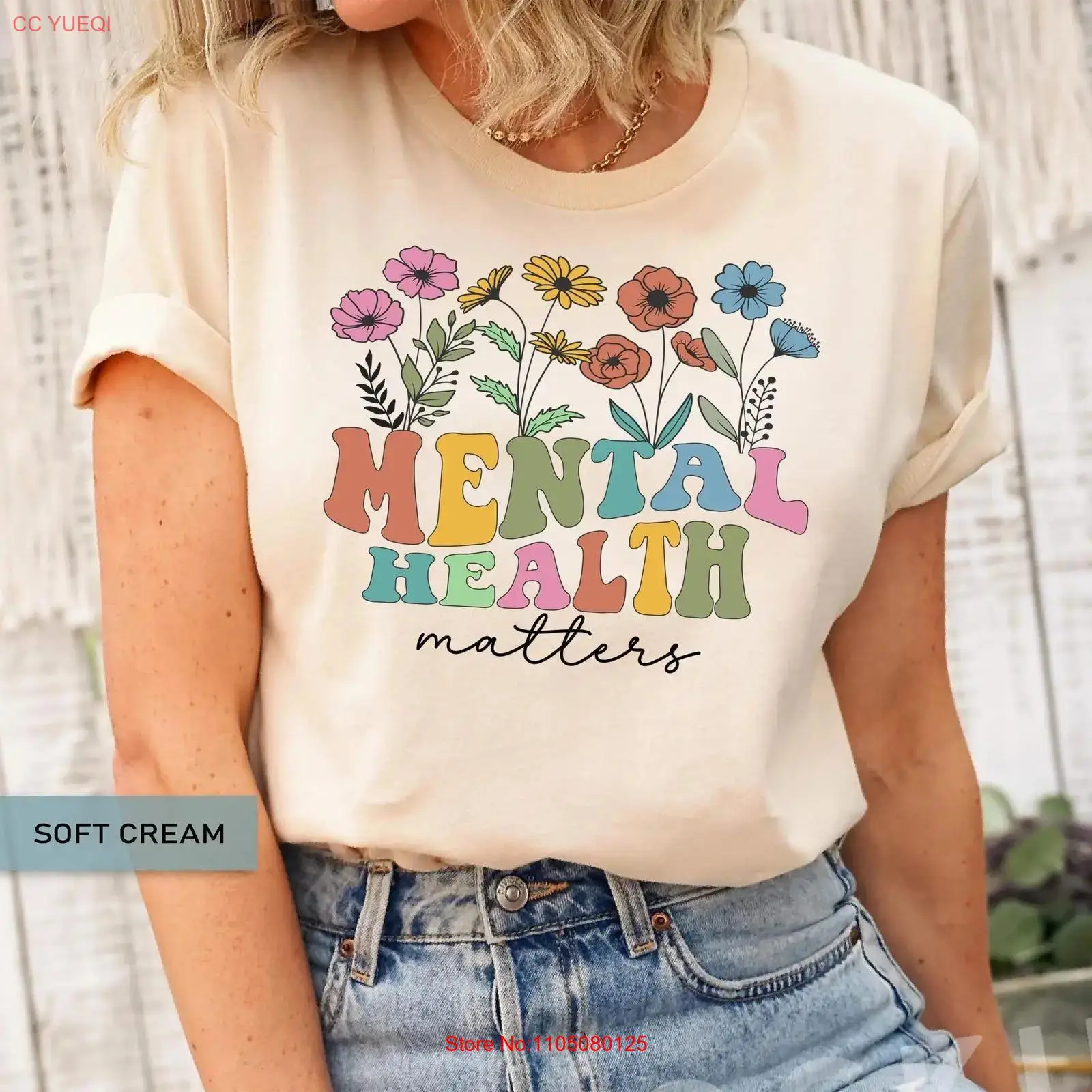 Mental Health Matters T Shirt  - Health Wellness Mental Health recensie en prijs