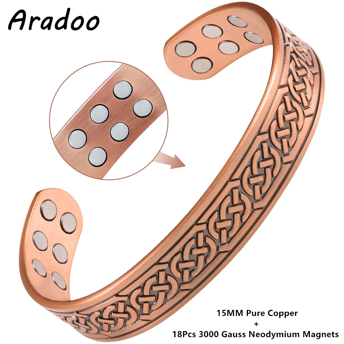 ARADOO Vintage Pure Copper Mag - Therapy Health And Wellness recensie en prijs