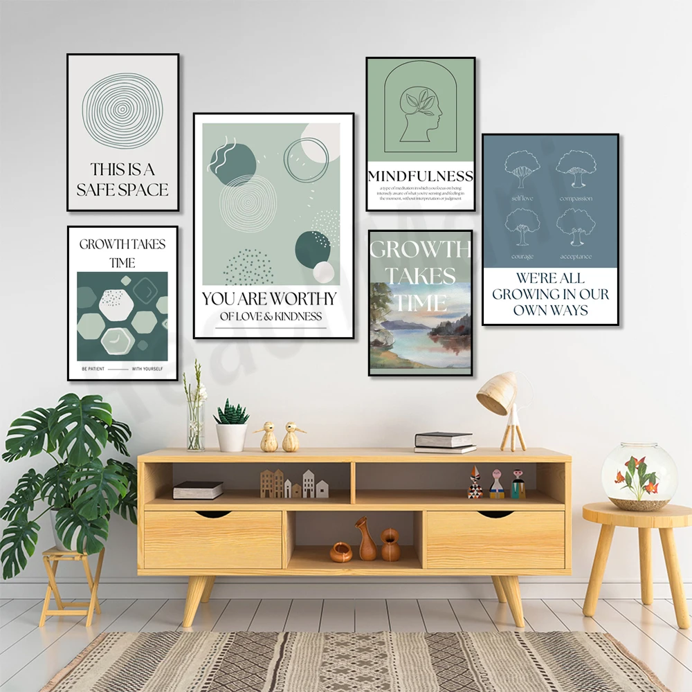 Mindfulness print, it's a safe - Health Wellness Mental Health recensie en prijs